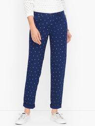Relaxed Chinos - Anchor Print