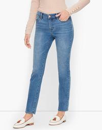 Plus Size Exclusive Slim Ankle Jeans - Wake Wash