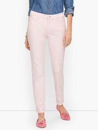 Slim Ankle Jeans - Garment Dyed Light French Rose