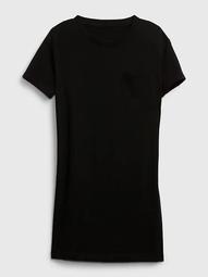 Easy Short Sleeve Pocket T-Shirt Dress