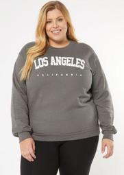 Plus Gray Los Angeles Sweatshirt