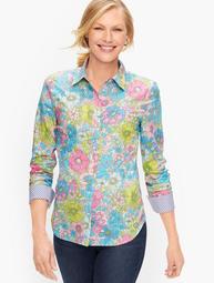 Classic Cotton Shirt - Layered Floral