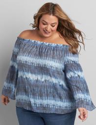 Convertible Off-The-Shoulder Blouse