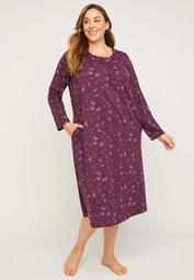 Starry Sky Sleep Gown (With Pockets)