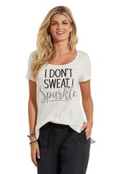 I Don'T Sweat I Sparkle Graphic Tee