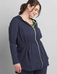 LIVI Zip-Front Hooded Jacket With Wicking