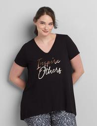 LIVI Inspire Others Graphic Tunic Tee