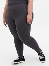 Dark Slate Grey Wicking Active Legging with Pockets