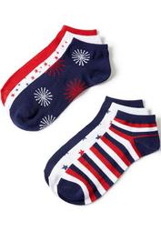 Stars & Stripes Ankle Socks 6-Pack