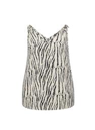 **DP Curve Multi colour Zebra Print Shoulder Vest