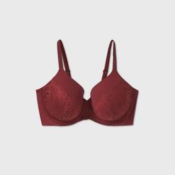 Women's Plus Size Superstar Lightly Lined T-Shirt Bra with Lace - Auden™