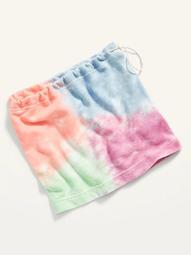 Cozy Tie-Dyed Neck-Warming Snood for Women