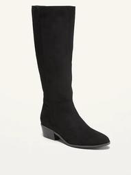 Faux-Suede Tall Boots for Women