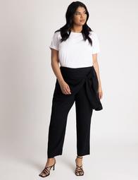 Wrap Front Pant with Tie