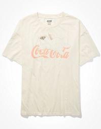 Tailgate Women's Coca Cola Oversized Graphic T-Shirt