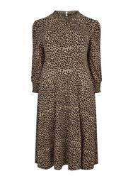 **DP Curve Multi Colour Leopard Print Skater Dress