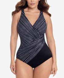 Plus Size No Static (At All) Oceanus One-Piece Swimsuit