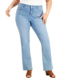 Plus Size High-Rise Bootcut Jeans, Created for Macy's