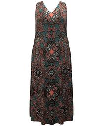 INC Plus Size Printed Maxi Dress, Created for Macy's