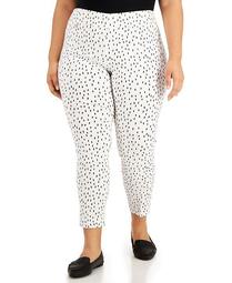 Plus Size Printed Pull-On Pants, Created for Macy's