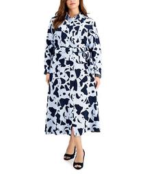 Plus Size Maxi Shirtdress, Created for Macy's