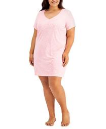 Plus Size Cotton Sleep Shirt Nightgown, Created for Macy's