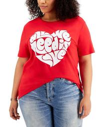 Plus Trendy All We Need Is Love T-Shirt