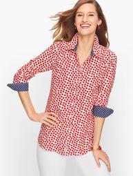 Classic Cotton Shirt - Dotted Hearts