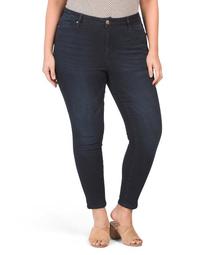 Plus Curvy Fit High Rise Skinny Jeans