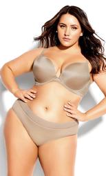 Adore Back Smother Push Up Bra - latte