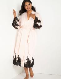 Lace and Satin Duster