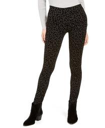 Plus Size Animal-Print Ponte Knit Leggings, Created For Macy's