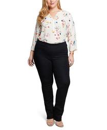 Women's Plus Size Marilyn Straight Pull-On Jeans in Cool Embrace Denim