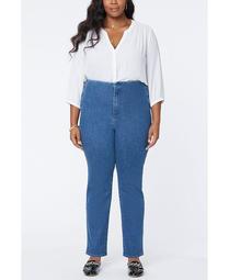Women's Plus Size Marilyn Straight Jeans in Forver Slimming Denim
