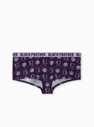 Marvel Comics Black Panther Dark Purple Cotton Boyshort Panty