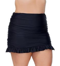 Raisins Curve Alicante Solids Echo Plus Size Skirt Swim Bottom E840068