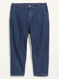 Extra High-Waisted Secret-Slim Pockets Sky Hi Straight Plus-Size Jeans