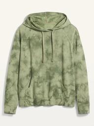 Specially Dyed Plus-Size Pullover Hoodie 