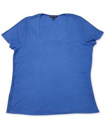 INC Plus Size Square-Neck Ribbed Top, Created for Macy's