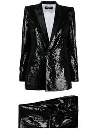 sequin-embellished suit