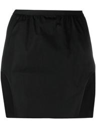 side-slit cotton skirt