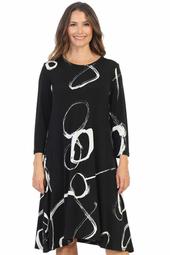 Knit A-Line Dress