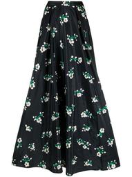 floral-print ball skirt