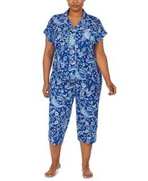 Plus Size Capri Pants Pajama Set