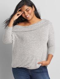 Softest Touch One-Shoulder Banded-Bottom Top