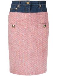 panelled pencil skirt