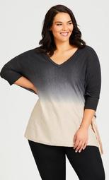 Bree Ombre Sweater - oatmeal