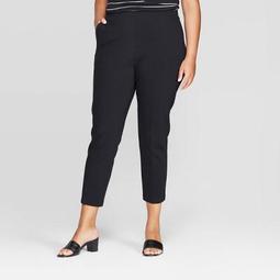 Women's Plus Size Pull-On Ponte Trousers - Ava & Viv™