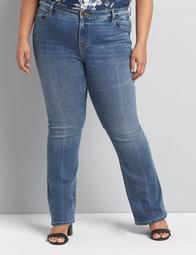 Straight Fit High-Rise Boot Jean - Medium Wash