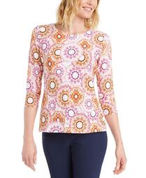 Plus Size Jacquard Top, Created for Macy's